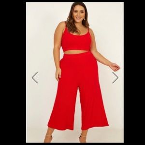 SHOWPO Cherry Berry Two Piece Set in red